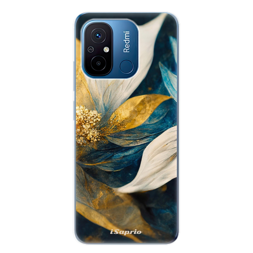 Odolné silikónové puzdro iSaprio - Gold Petals - Xiaomi Redmi 12C