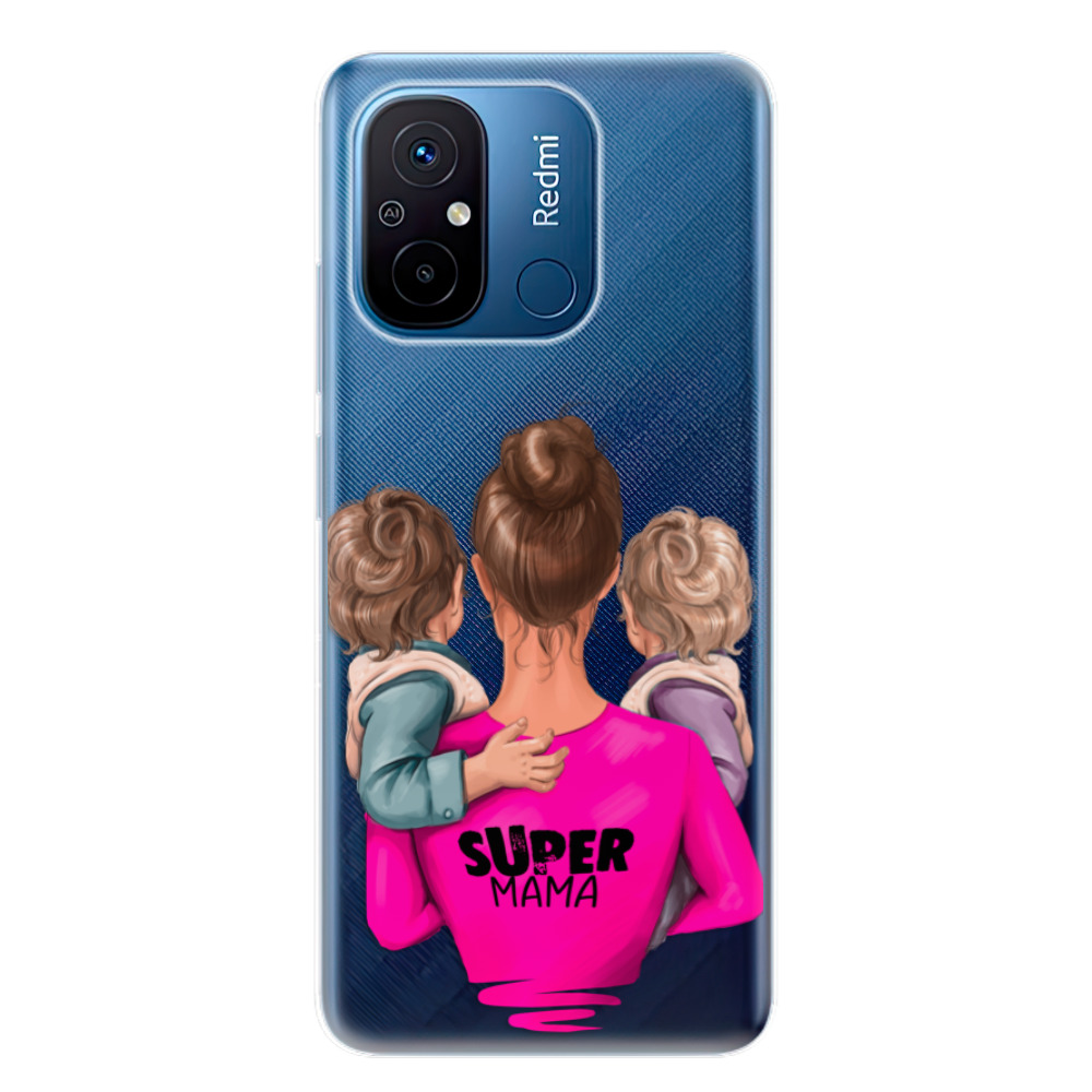 Odolné silikónové puzdro iSaprio - Super Mama - Two Boys - Xiaomi Redmi 12C