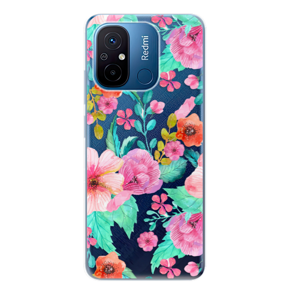 Odolné silikónové puzdro iSaprio - Flower Pattern 01 - Xiaomi Redmi 12C