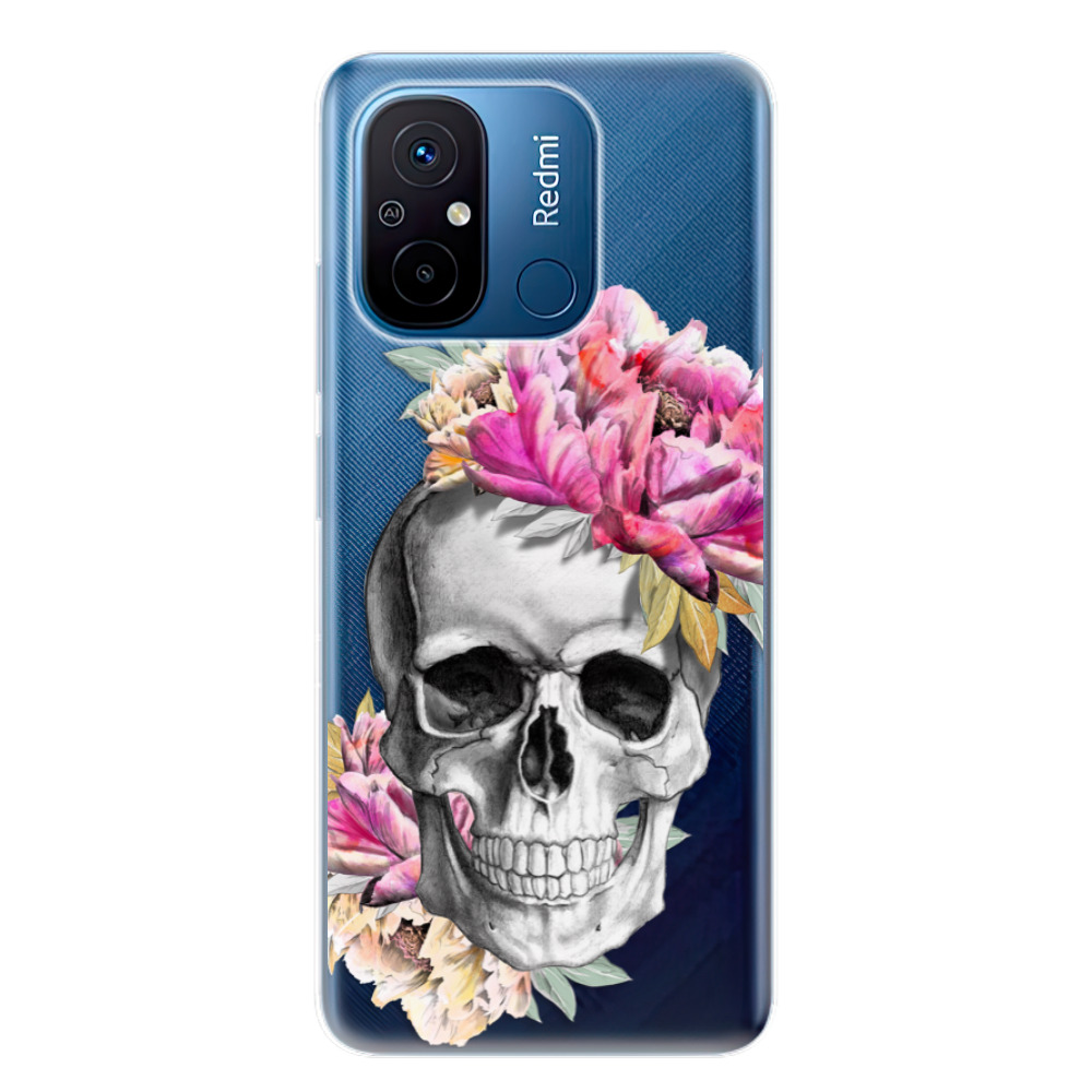 Odolné silikónové puzdro iSaprio - Pretty Skull - Xiaomi Redmi 12C
