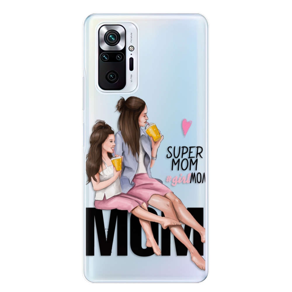 Odolné silikónové puzdro iSaprio - Milk Shake - Brunette - Xiaomi Redmi Note 10 Pro