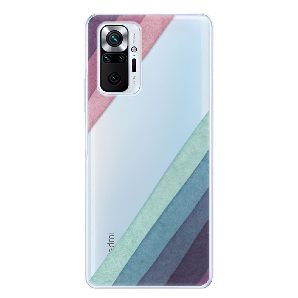 Odolné silikónové puzdro iSaprio - Glitter Stripes 01 - Xiaomi Redmi Note 10 Pro