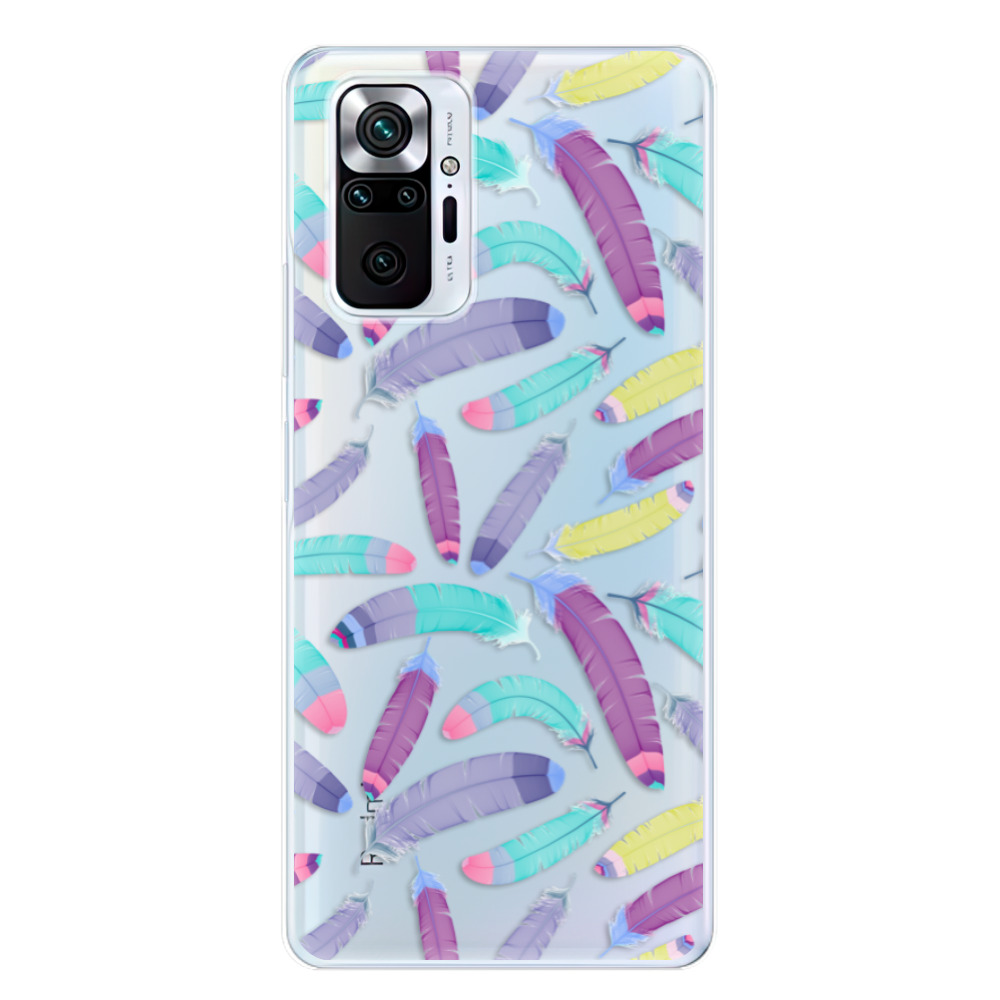 Odolné silikónové puzdro iSaprio - Feather Pattern 01 - Xiaomi Redmi Note 10 Pro