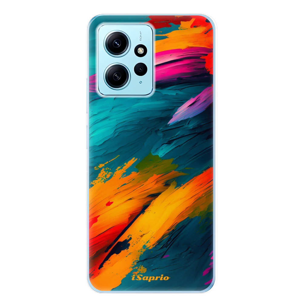 Odolné silikónové puzdro iSaprio - Blue Paint - Xiaomi Redmi Note 12 5G