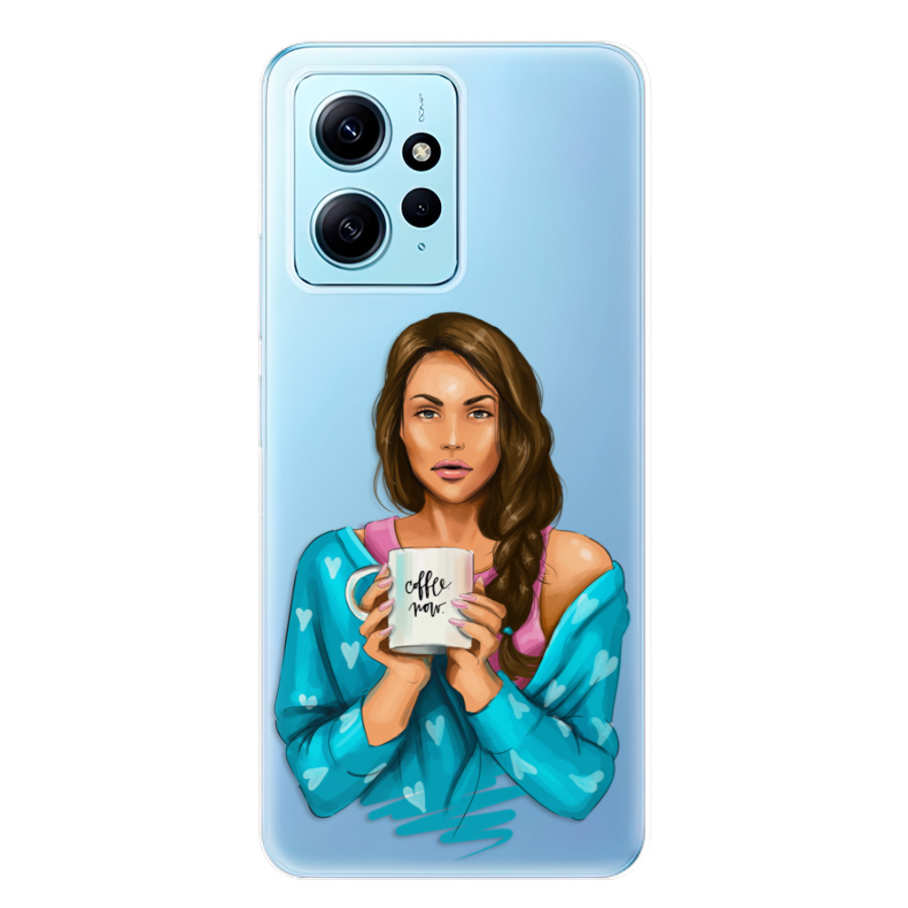 Odolné silikónové puzdro iSaprio - Coffe Now - Brunette - Xiaomi Redmi Note 12 5G