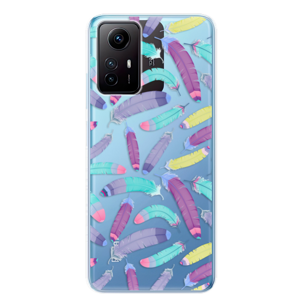 Odolné silikónové puzdro iSaprio - Feather Pattern 01 - Xiaomi Redmi Note 12S