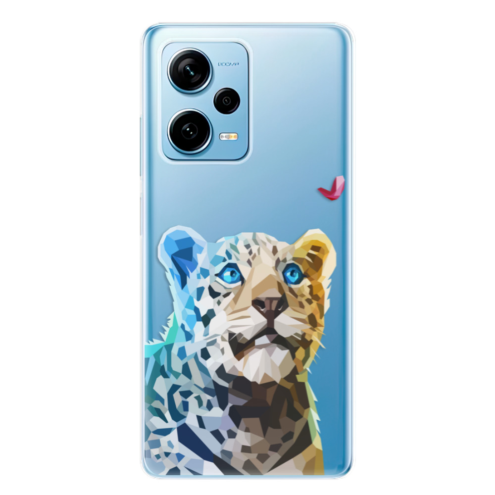 Odolné silikónové puzdro iSaprio - Leopard With Butterfly - Xiaomi Redmi Note 12 Pro 5G / Poco X5 Pro 5G