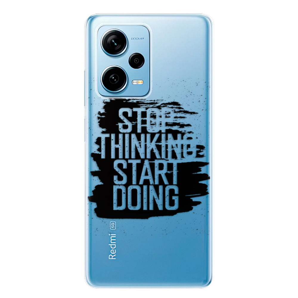 Odolné silikónové puzdro iSaprio - Start Doing - black - Xiaomi Redmi Note 12 Pro+ 5G