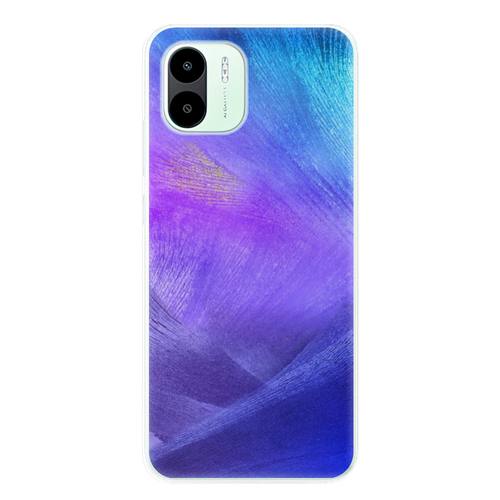 Odolné silikónové puzdro iSaprio - Purple Feathers - Xiaomi Redmi A1 / A2