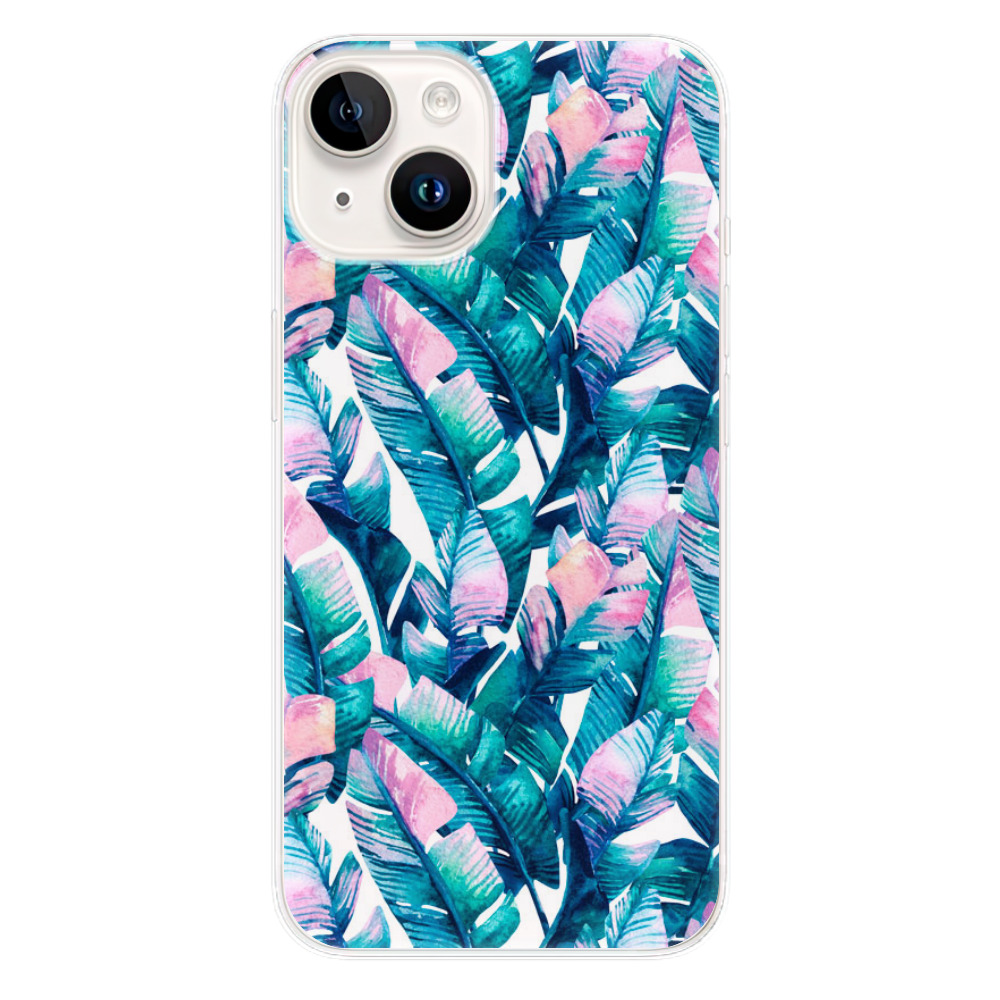 Odolné silikónové puzdro iSaprio - Palm Leaves 03 - iPhone 15
