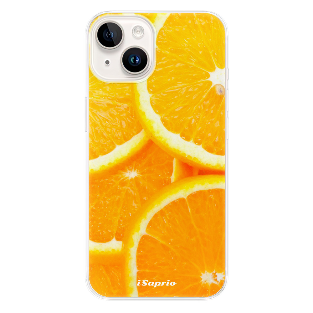 Odolné silikónové puzdro iSaprio - Orange 10 - iPhone 15