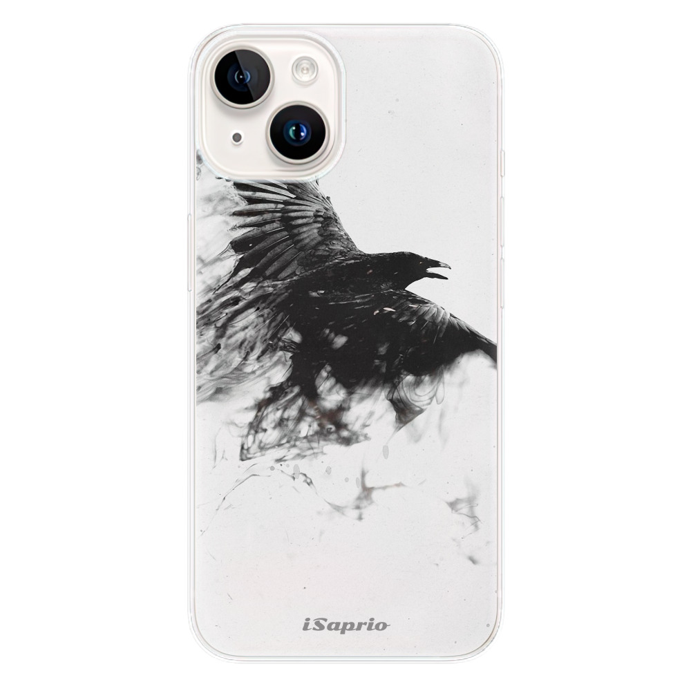 Odolné silikónové puzdro iSaprio - Dark Bird 01 - iPhone 15