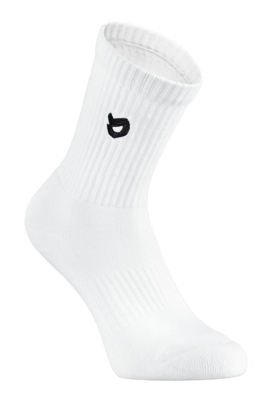Vilgain Embroidered Mask Crew Socks M/L Biela