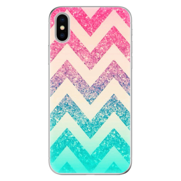 Odolné silikónové puzdro iSaprio - Zig-Zag - iPhone X