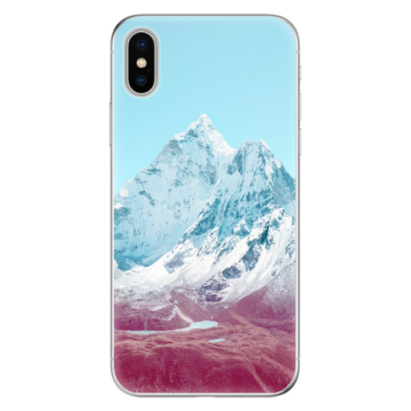 Odolné silikónové puzdro iSaprio - Highest Mountains 01 - iPhone X