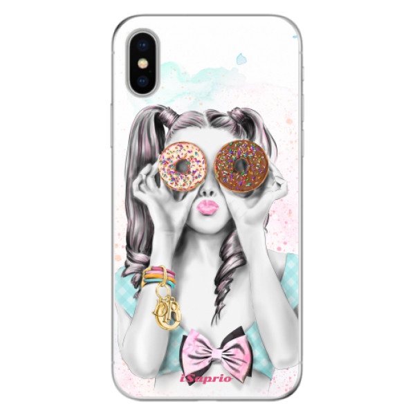 Odolné silikónové puzdro iSaprio - Donuts 10 - iPhone X