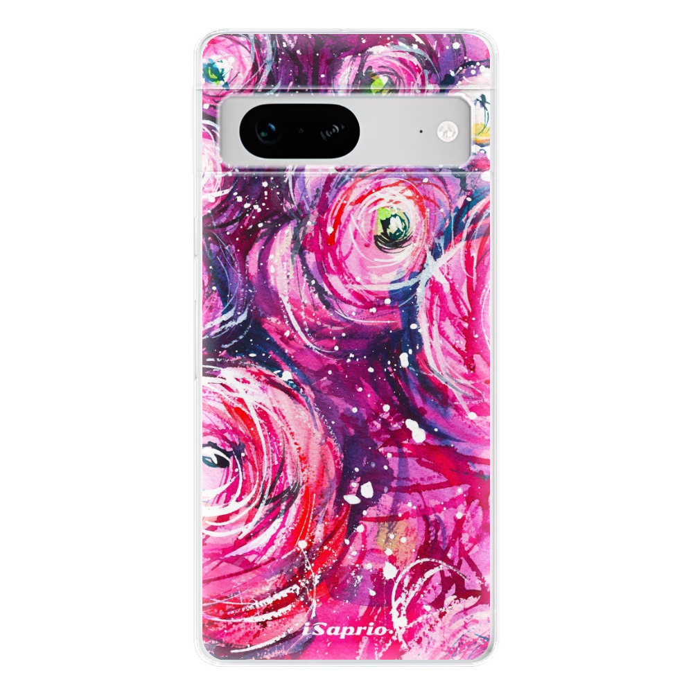 Odolné silikónové puzdro iSaprio - Pink Bouquet - Google Pixel 7 5G