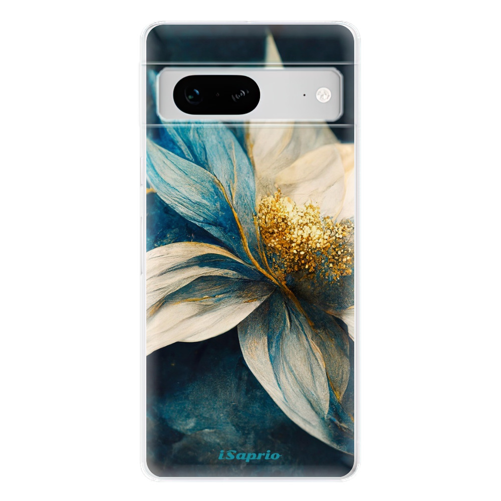 Odolné silikónové puzdro iSaprio - Blue Petals - Google Pixel 7 5G