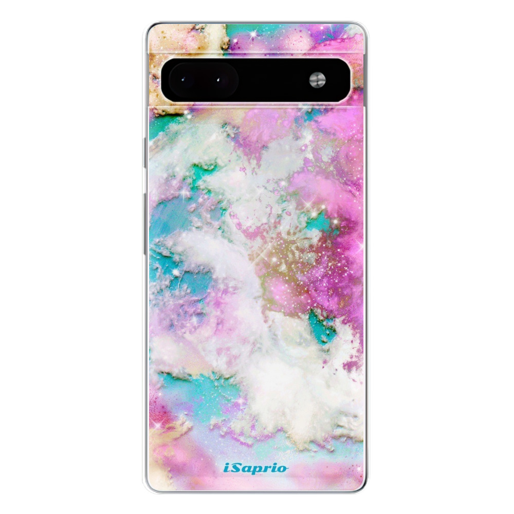 Odolné silikónové puzdro iSaprio - Galactic Paper - Google Pixel 6a 5G
