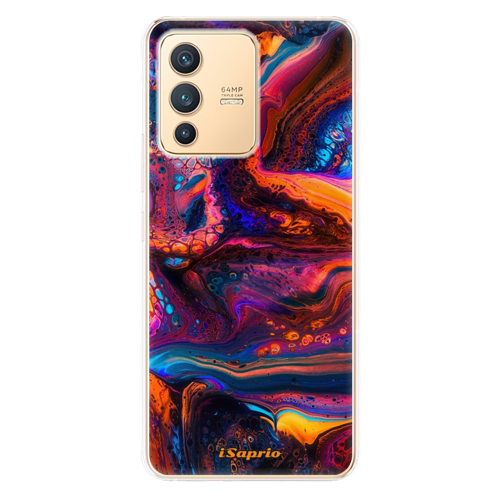 Odolné silikónové puzdro iSaprio - Abstract Paint 02 - Vivo V23 5G