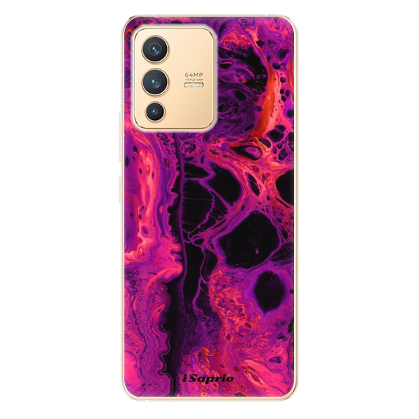 Odolné silikónové puzdro iSaprio - Abstract Dark 01 - Vivo V23 5G