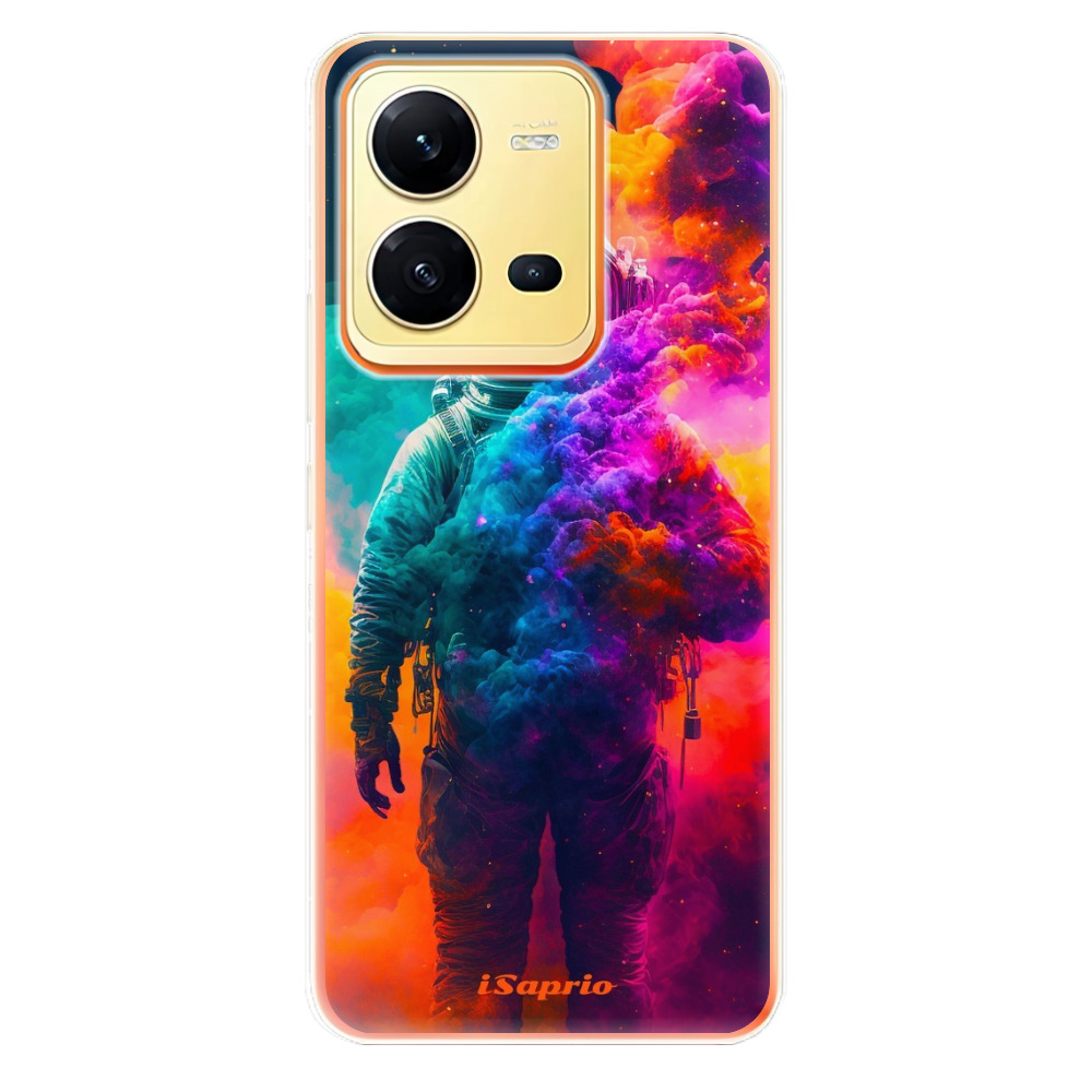 Odolné silikónové puzdro iSaprio - Astronaut in Colors - Vivo X80 Lite 5G