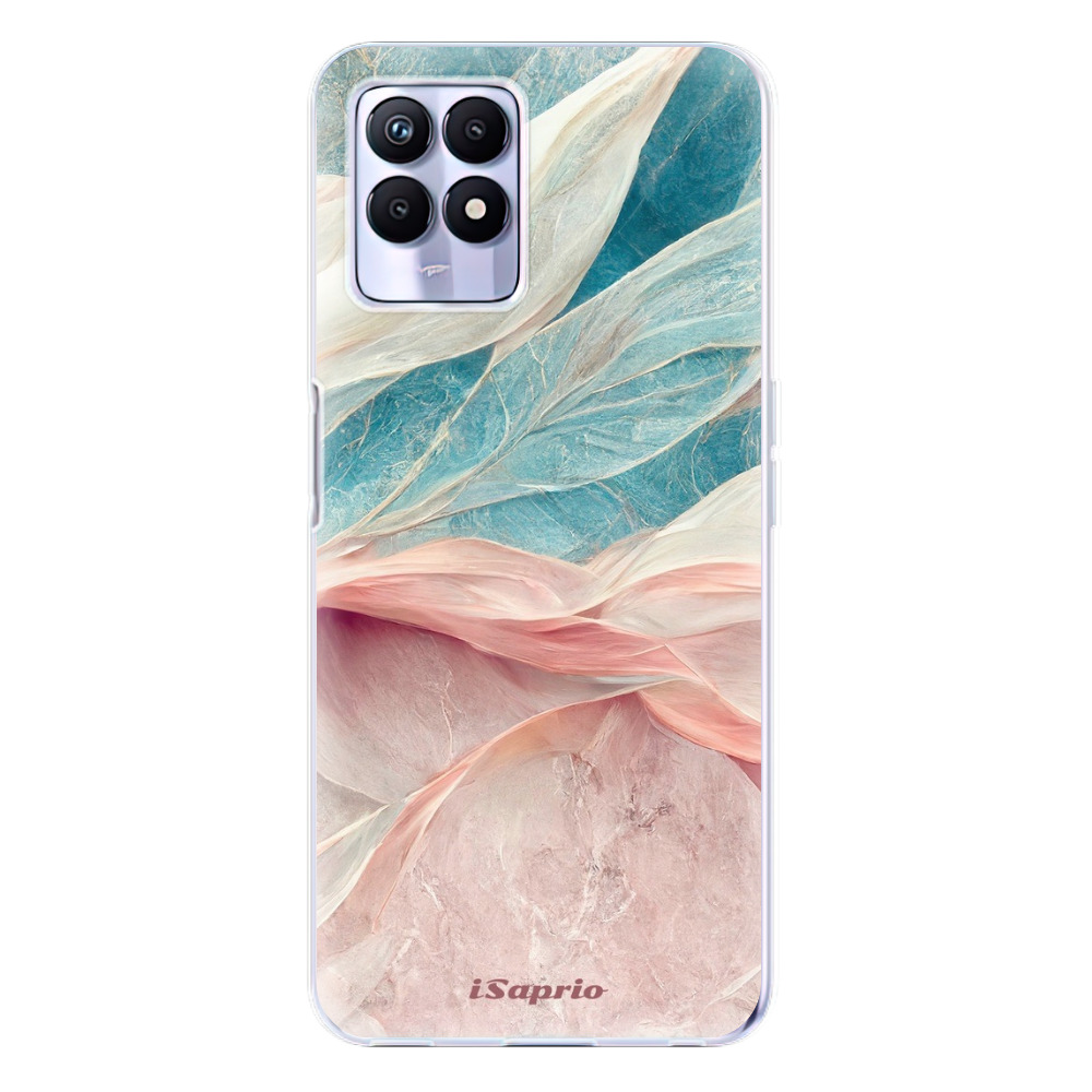 Odolné silikónové puzdro iSaprio - Pink and Blue - Realme 8i