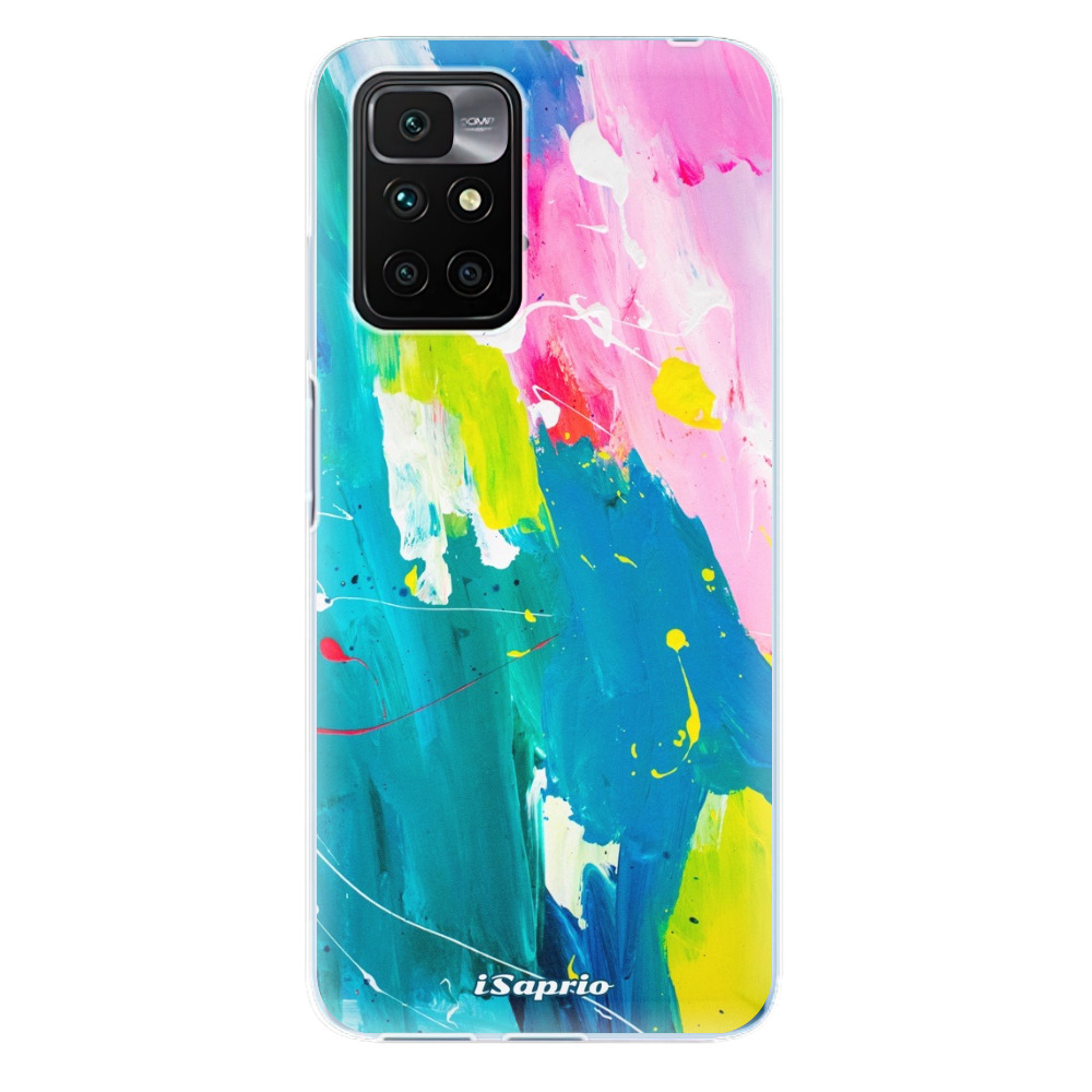 Odolné silikónové puzdro iSaprio - Abstract Paint 04 - Xiaomi Redmi 10