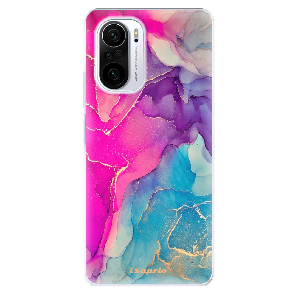Odolné silikónové puzdro iSaprio - Purple Ink - Xiaomi Poco F3