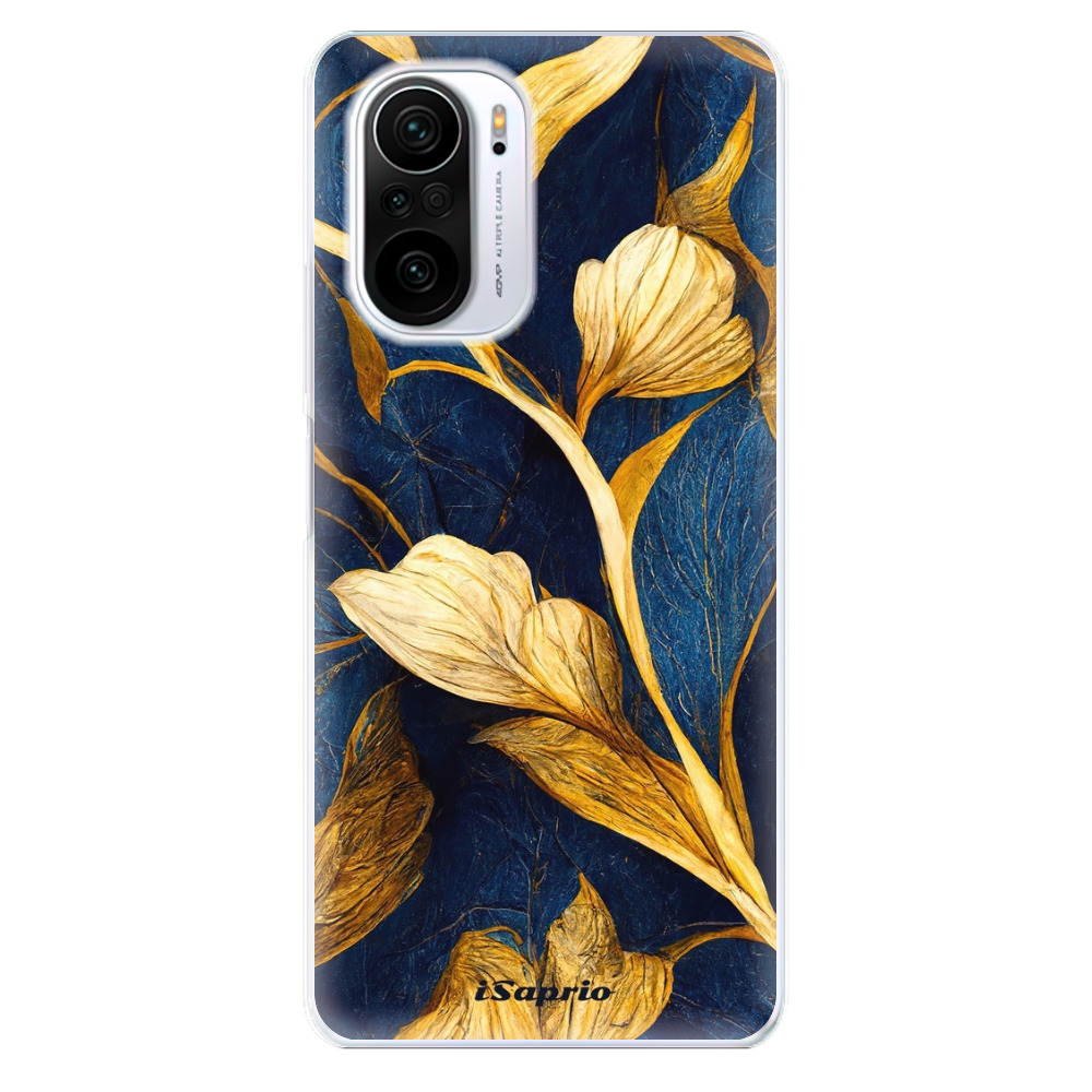 Odolné silikónové puzdro iSaprio - Gold Leaves - Xiaomi Poco F3