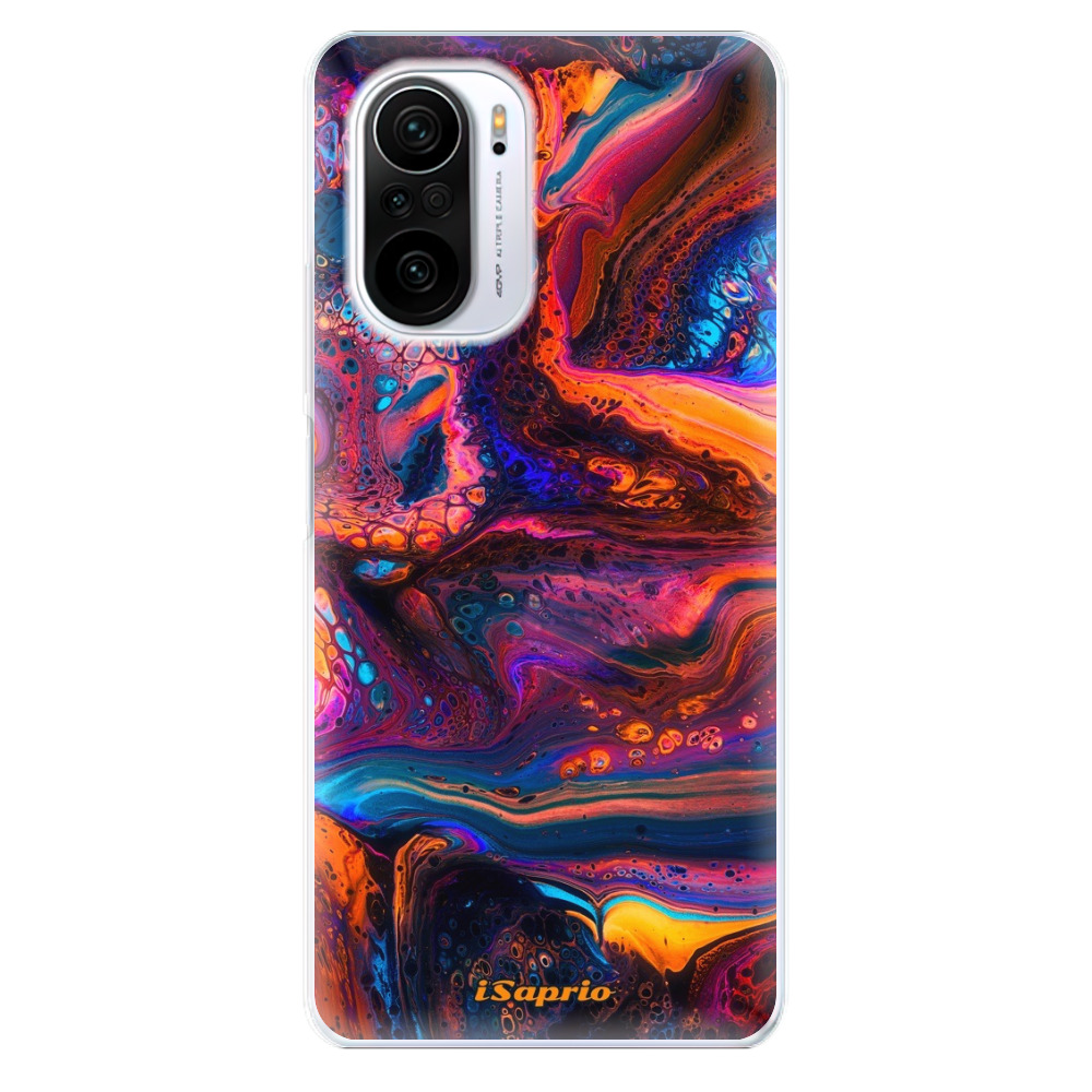 Odolné silikónové puzdro iSaprio - Abstract Paint 02 - Xiaomi Poco F3