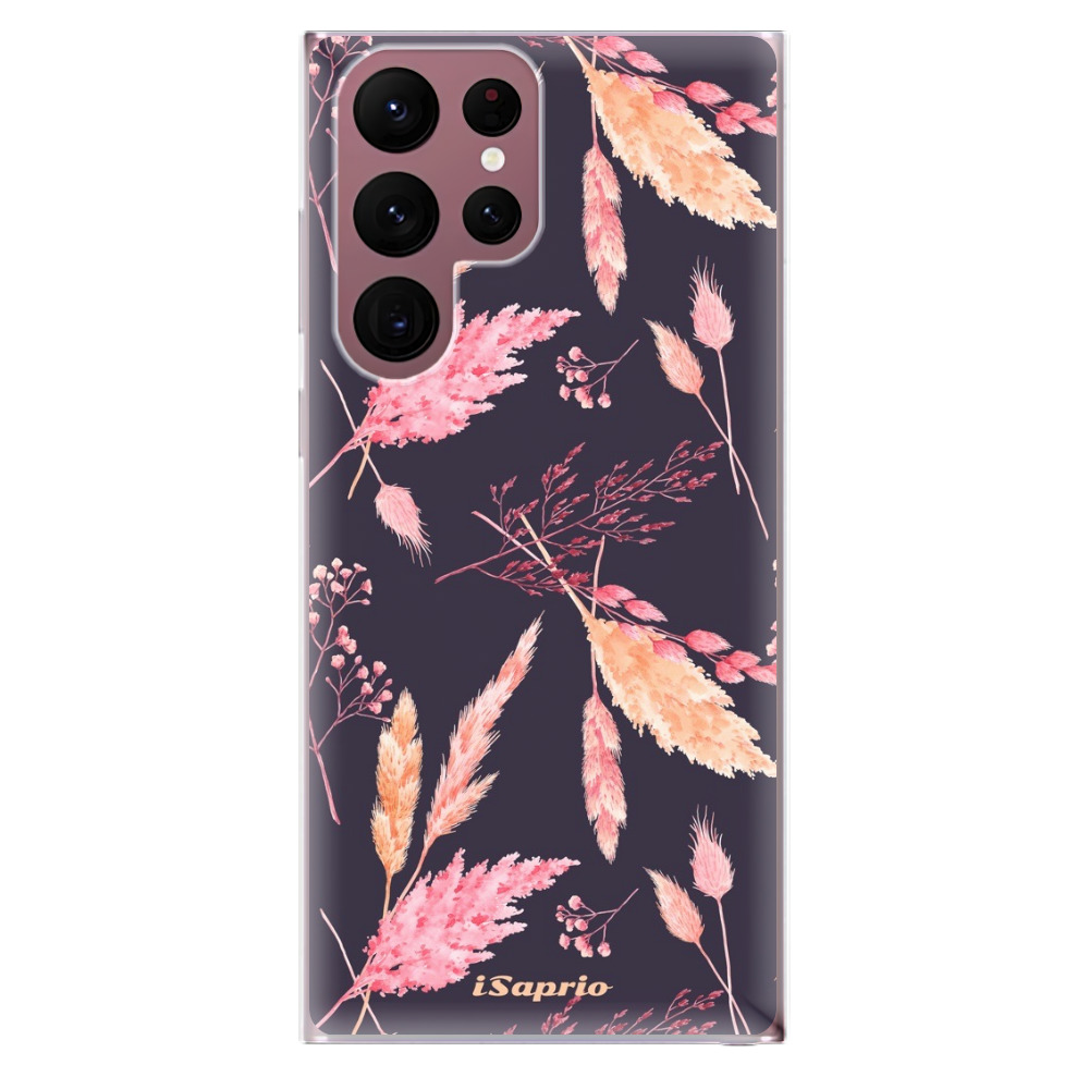 Odolné silikónové puzdro iSaprio - Herbal Pattern - Samsung Galaxy S22 Ultra 5G