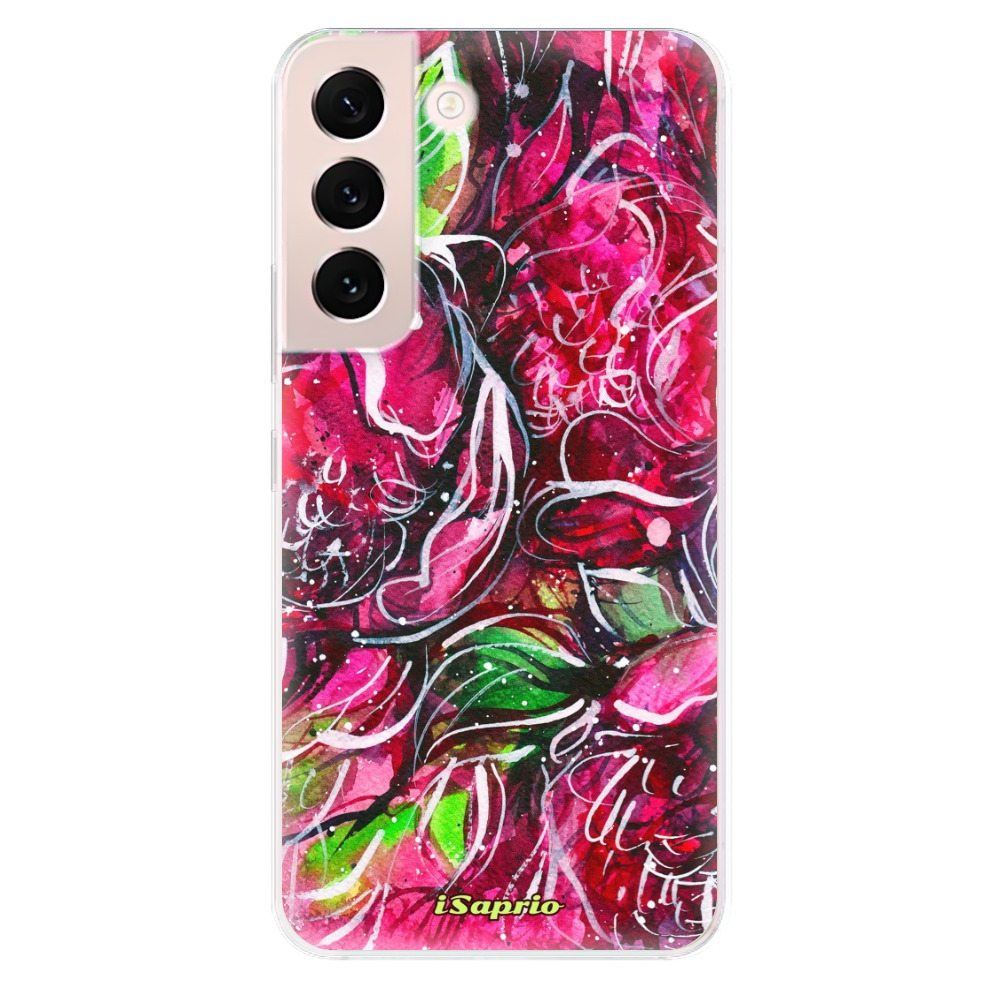 Odolné silikónové puzdro iSaprio - Burgundy - Samsung Galaxy S22 5G