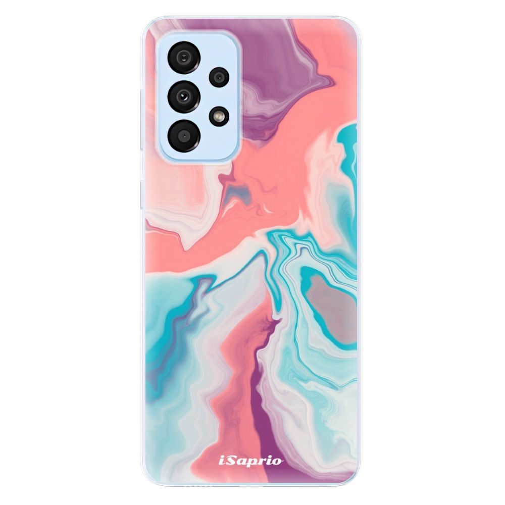 Odolné silikónové puzdro iSaprio - New Liquid - Samsung Galaxy A33 5G
