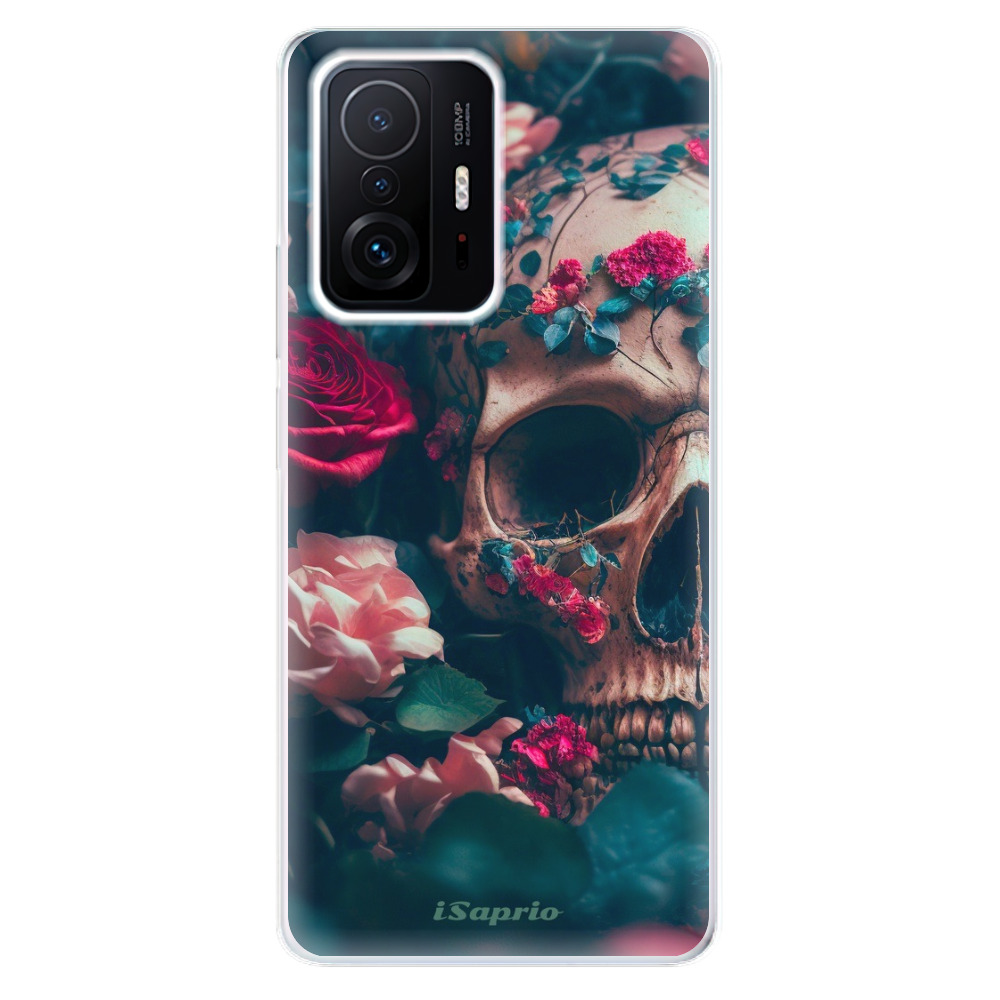 Odolné silikónové puzdro iSaprio - Skull in Roses - Xiaomi 11T / 11T Pro