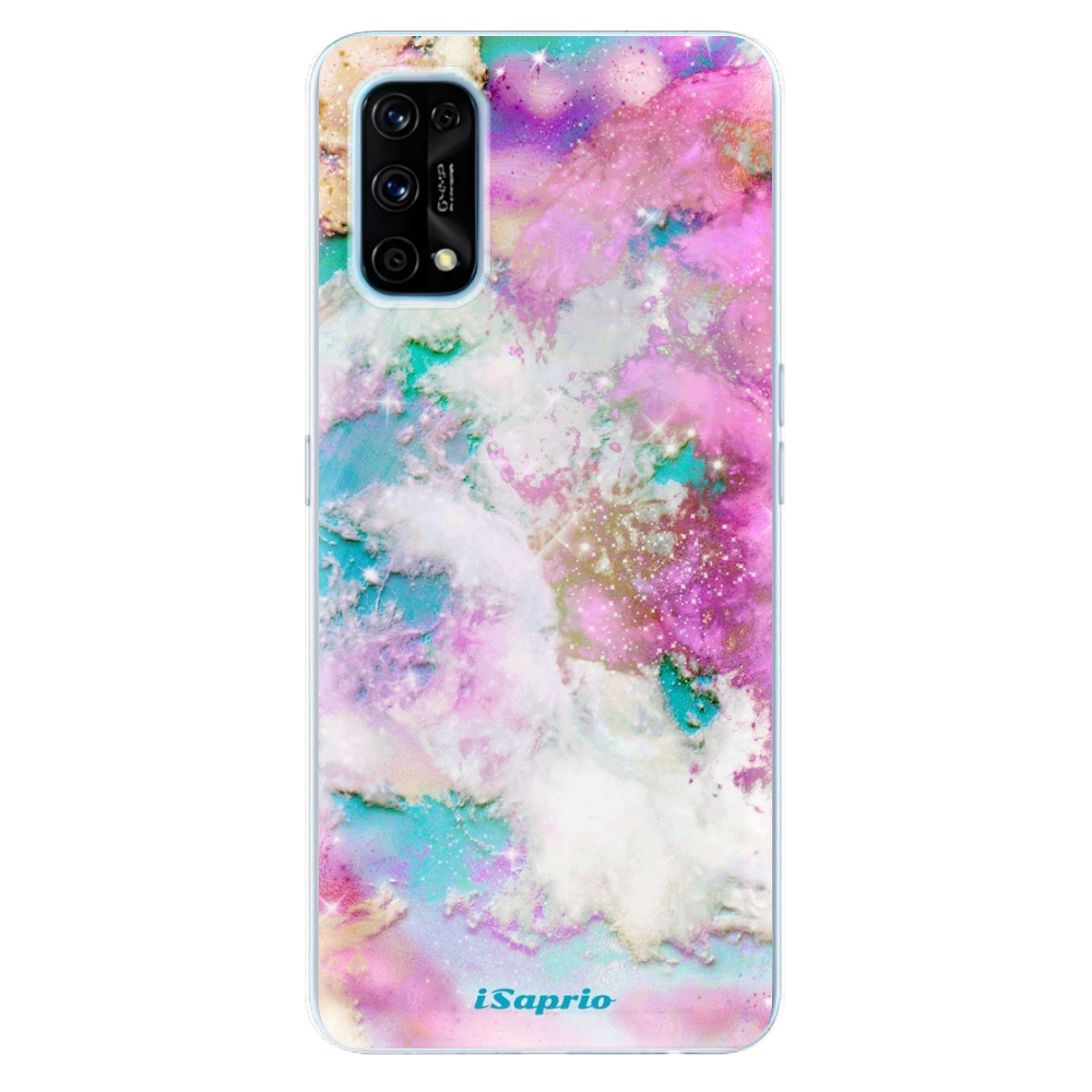 Odolné silikónové puzdro iSaprio - Galactic Paper - Realme 7 Pro