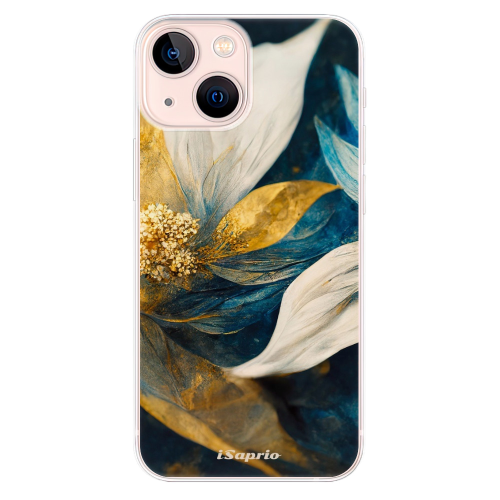 Odolné silikónové puzdro iSaprio - Gold Petals - iPhone 13 mini