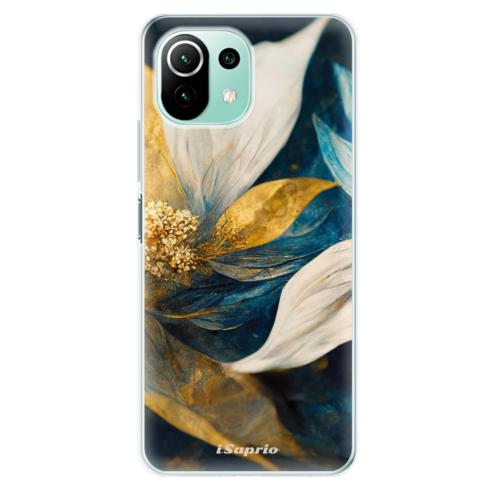 Odolné silikónové puzdro iSaprio - Gold Petals - Xiaomi Mi 11 Lite