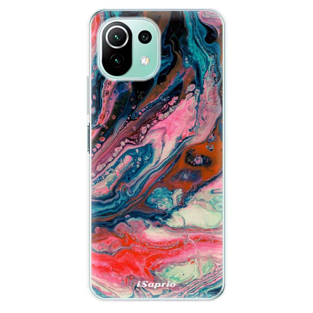 Odolné silikónové puzdro iSaprio - Abstract Paint 01 - Xiaomi Mi 11 Lite
