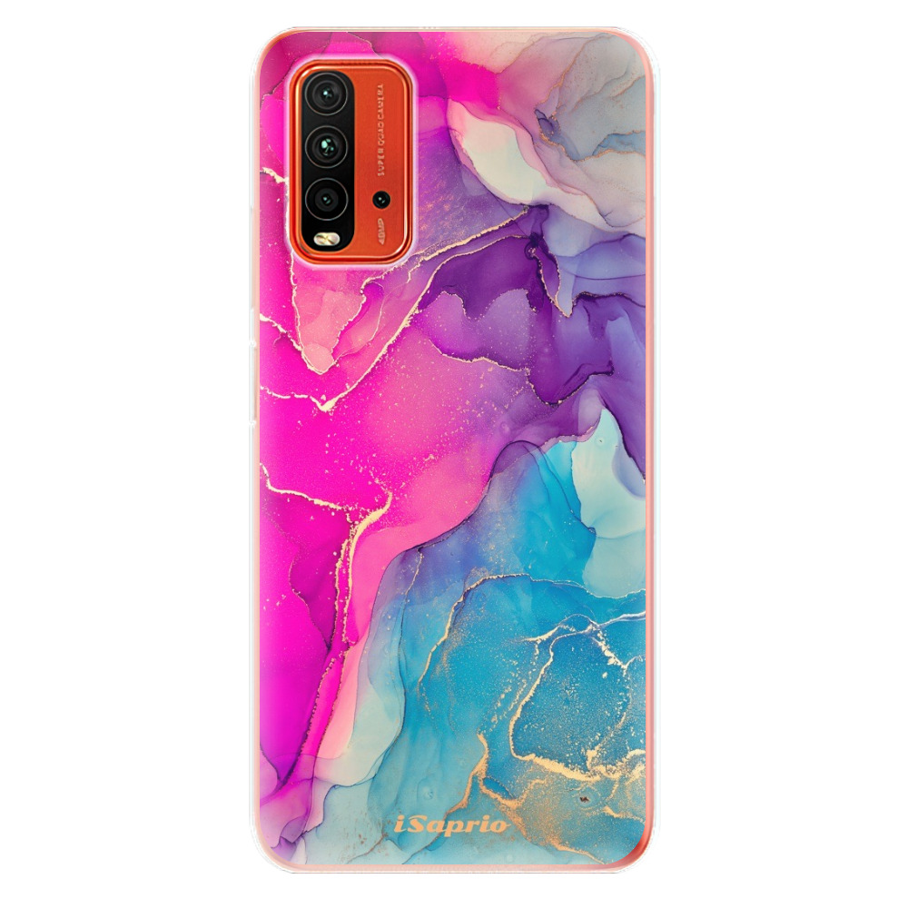 Odolné silikónové puzdro iSaprio - Purple Ink - Xiaomi Redmi 9T