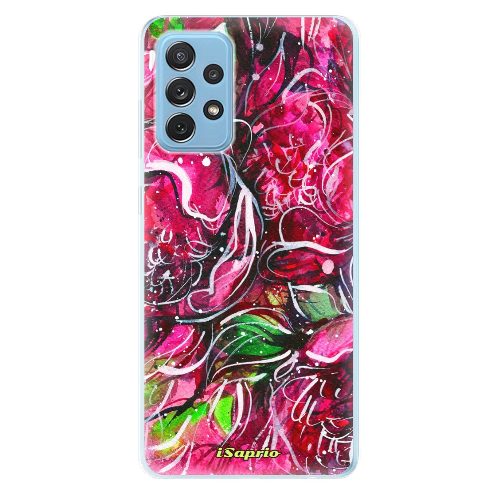 Odolné silikónové puzdro iSaprio - Burgundy - Samsung Galaxy A72