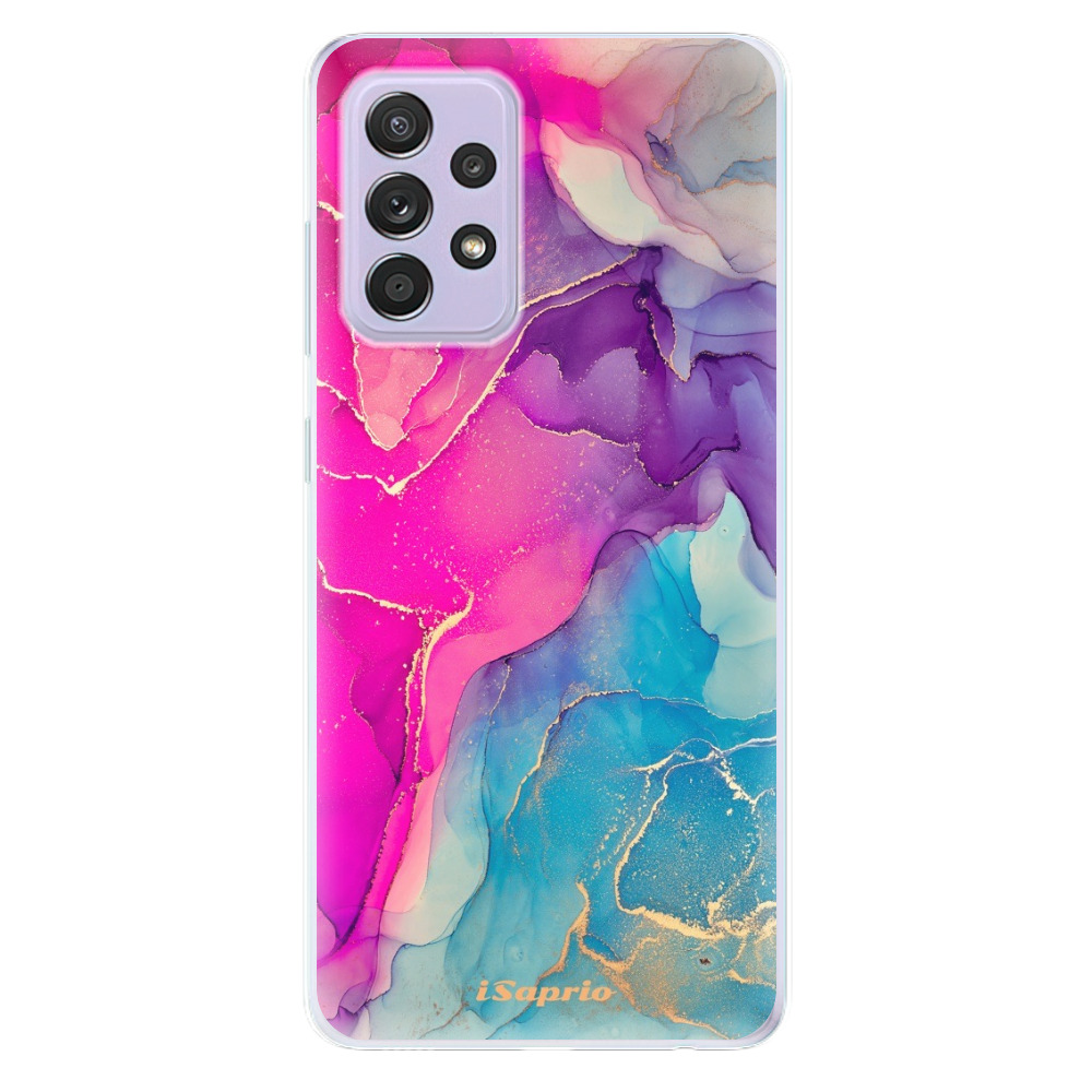 Odolné silikónové puzdro iSaprio - Purple Ink - Samsung Galaxy A52/A52 5G