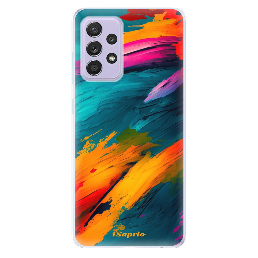 Odolné silikónové puzdro iSaprio - Blue Paint - Samsung Galaxy A52/A52 5G