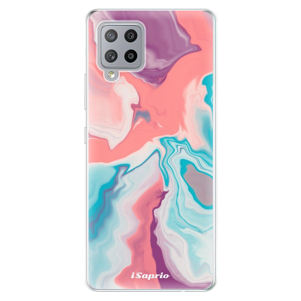 Odolné silikónové puzdro iSaprio - New Liquid - Samsung Galaxy A42