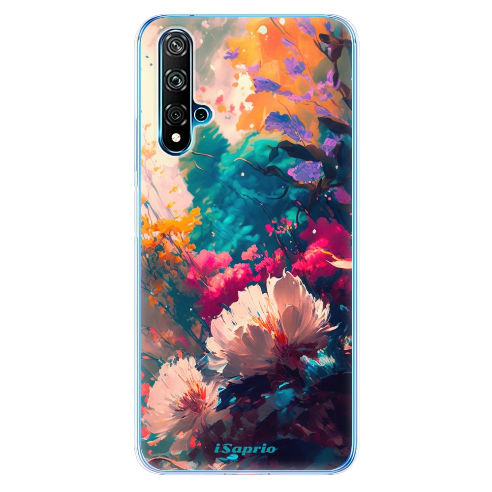 Odolné silikónové puzdro iSaprio - Flower Design - Huawei Nova 5T