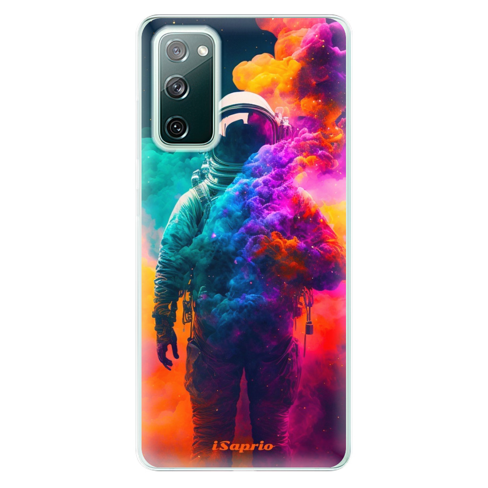 Odolné silikónové puzdro iSaprio - Astronaut in Colors - Samsung Galaxy S20 FE