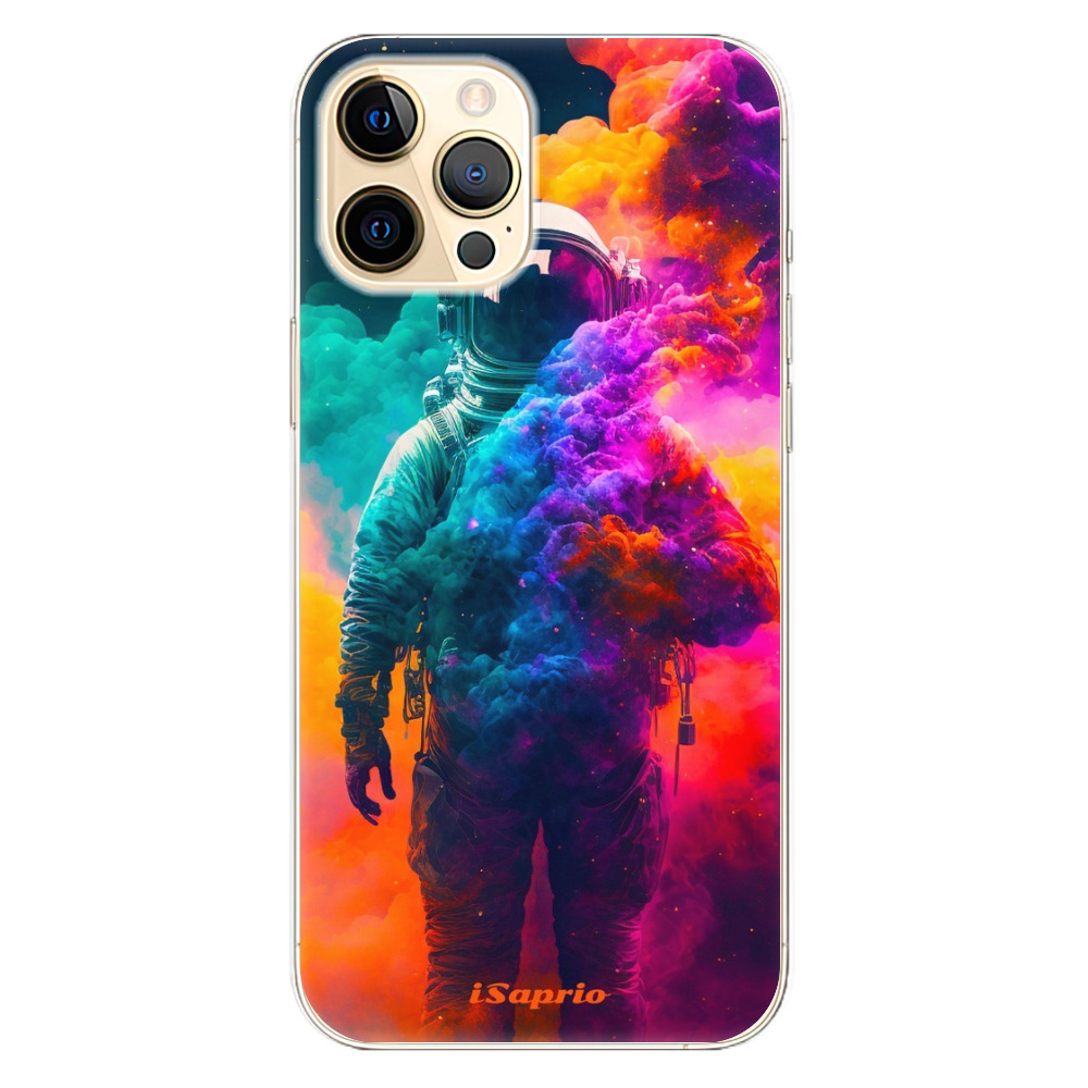 Odolné silikónové puzdro iSaprio - Astronaut in Colors - iPhone 12 Pro