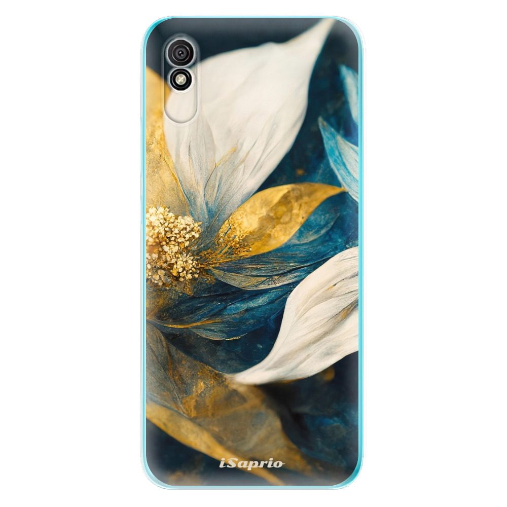 Odolné silikónové puzdro iSaprio - Gold Petals - Xiaomi Redmi 9A