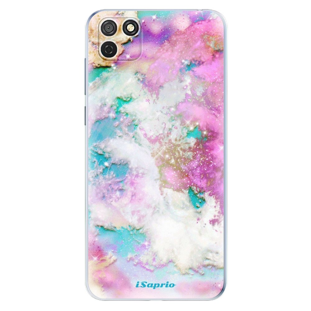 Odolné silikónové puzdro iSaprio - Galactic Paper - Honor 9S