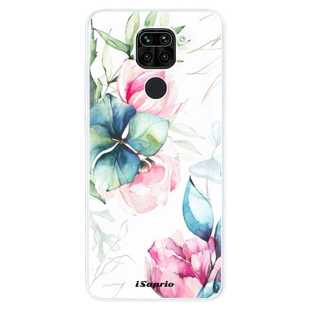 Odolné silikónové puzdro iSaprio - Flower Art 01 - Xiaomi Redmi Note 9